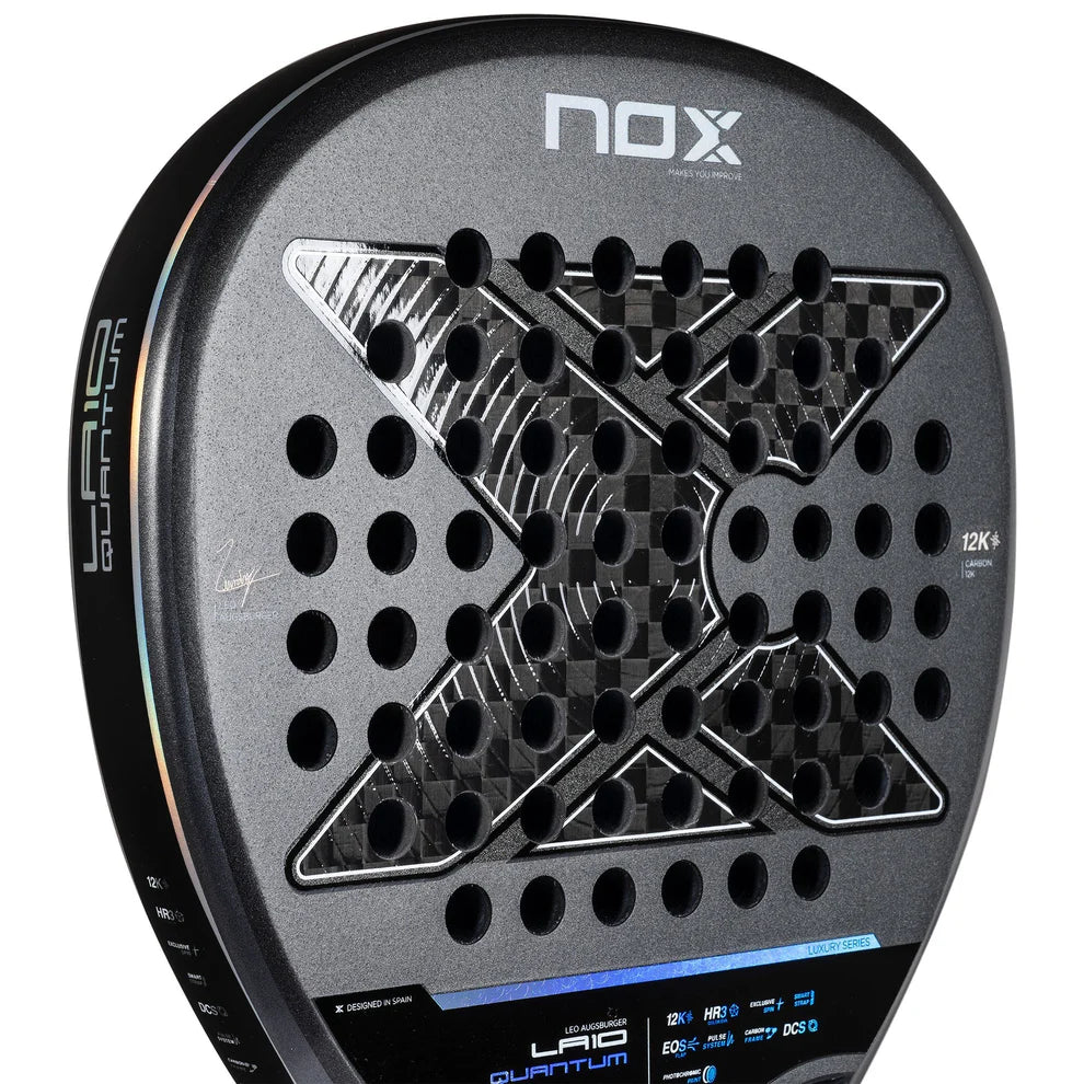 NOX LA10 Quantum 12K Padel Racket - Face