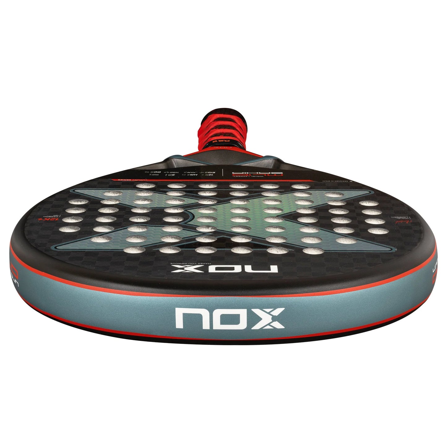 NOX ML10 Bahia 12K Luxury Padel Racket- Custom Grip - Top