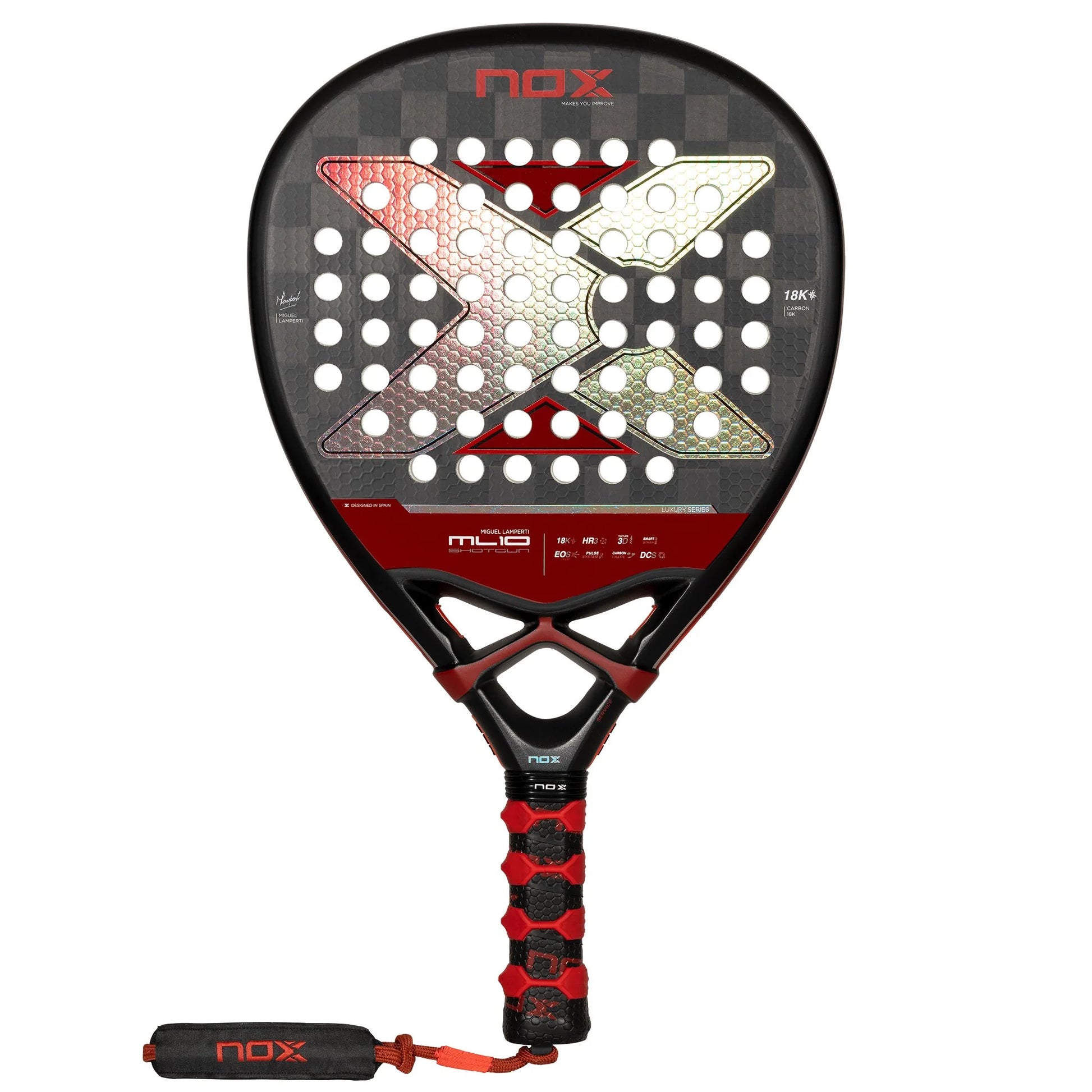 NOX ML10 Shotgun 18K Luxury Padel Racket-Custom Grip - Front