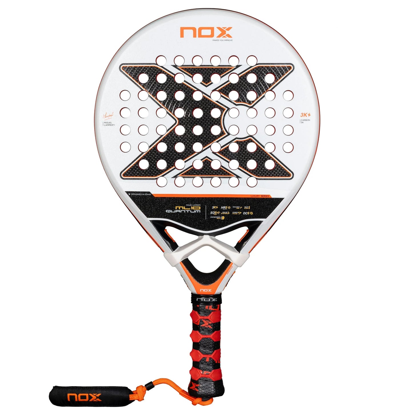 NOX ML10 Quantum 3K Padel Racket CG - Front