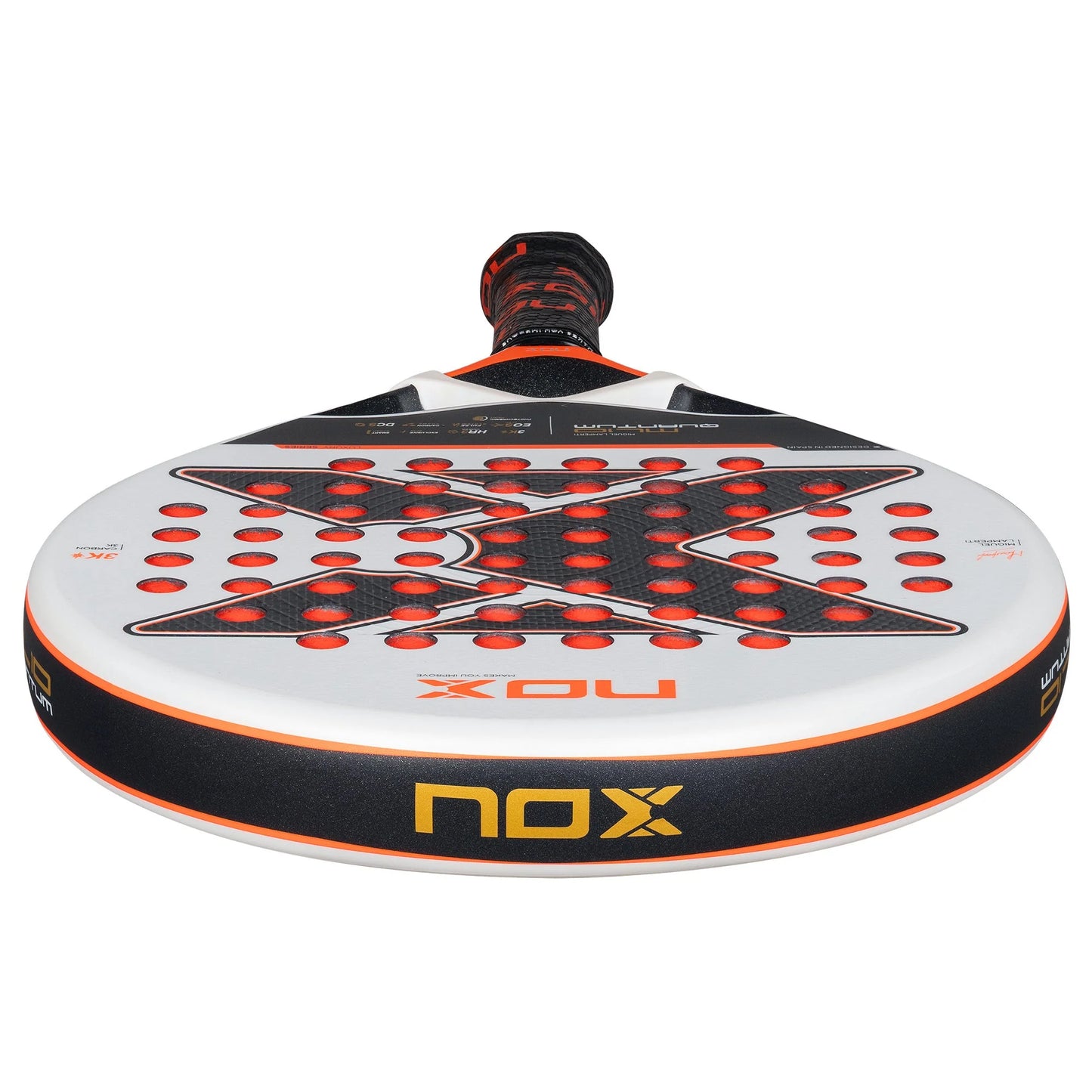 NOX ML10 Quantum 3K Padel Racket - Top