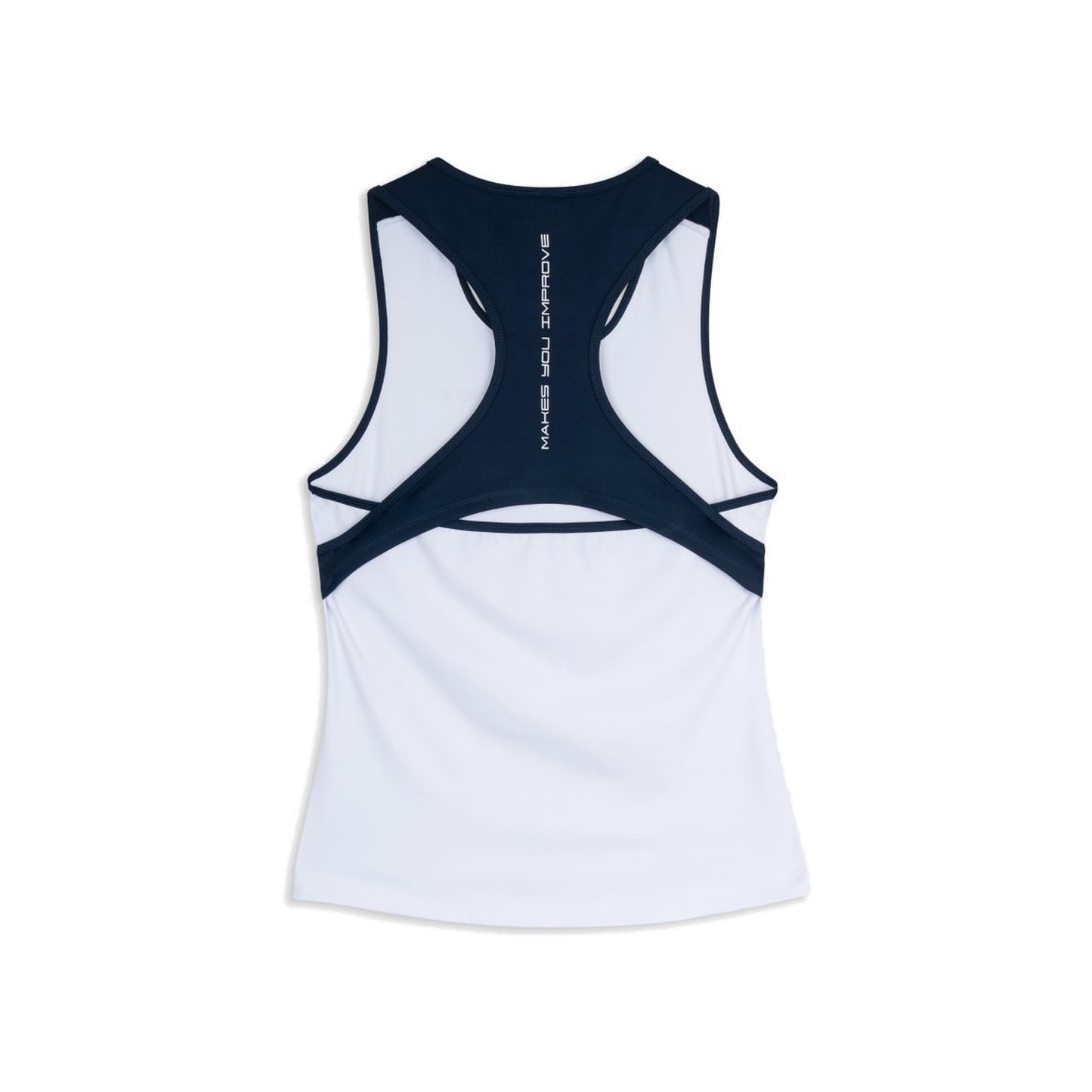 NOX Team Tank Top Women - White/Navy Blue - Back