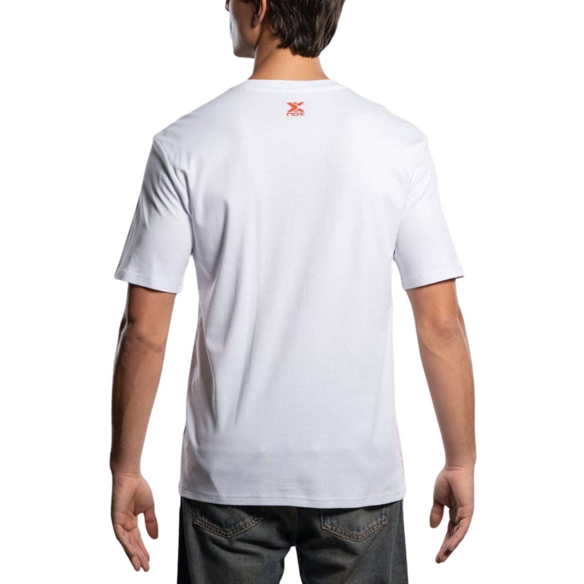 NOX Mens CORP T-Shirt White - model back