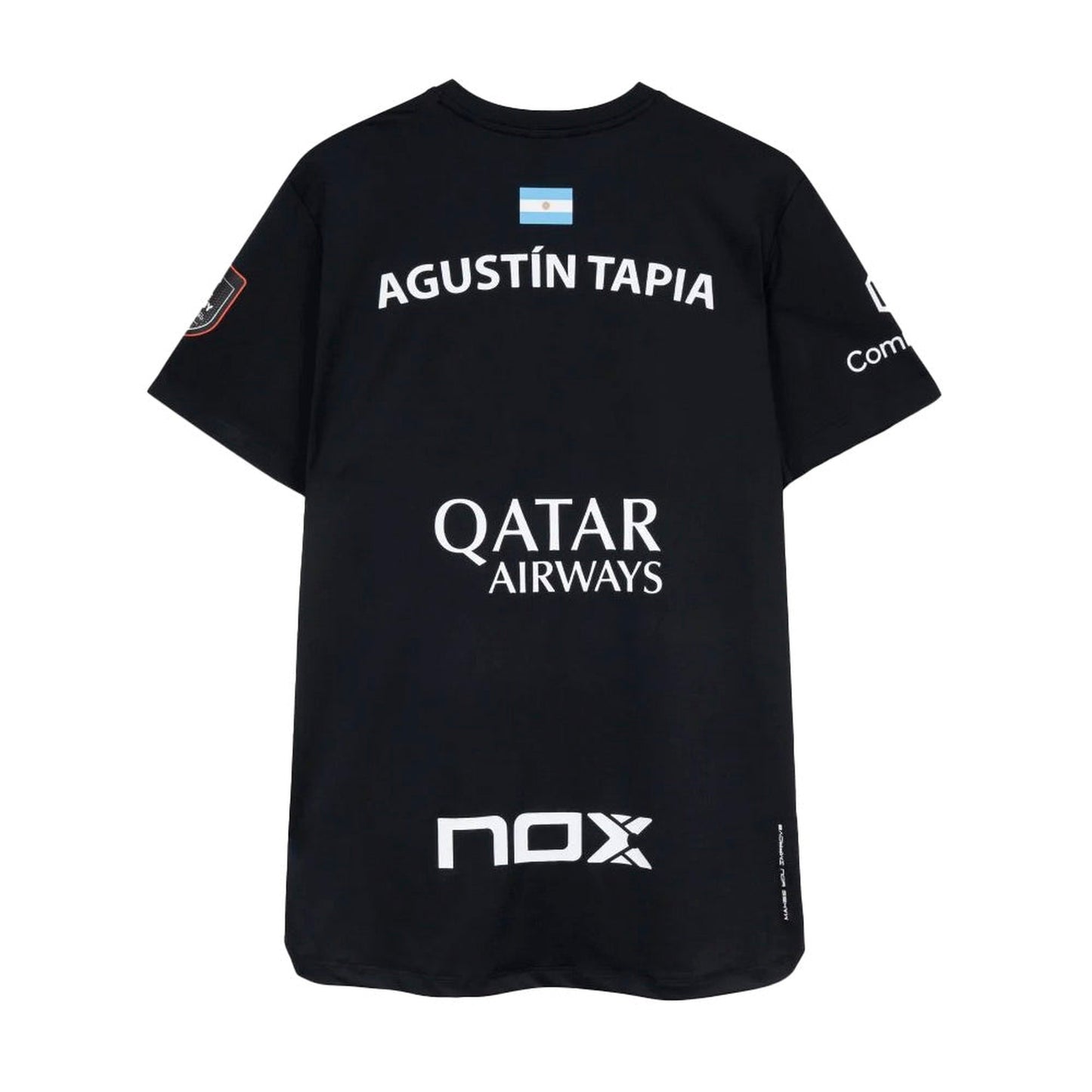NOX Sponsors AT10 Agustín Tapia 2026 T-Shirt Men - Black - Back