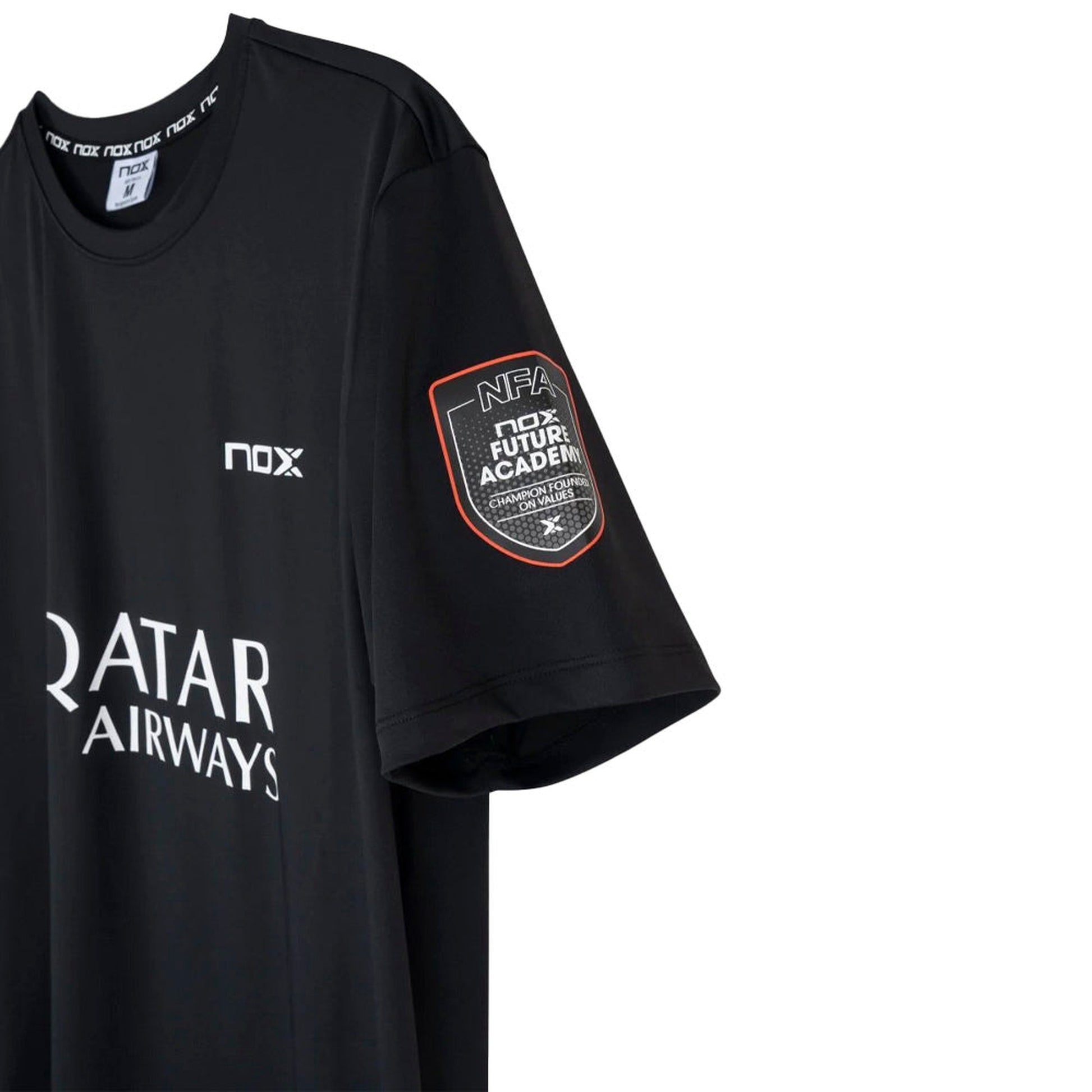 NOX Sponsors AT10 Agustín Tapia 2026 T-Shirt Men - Black - Detail