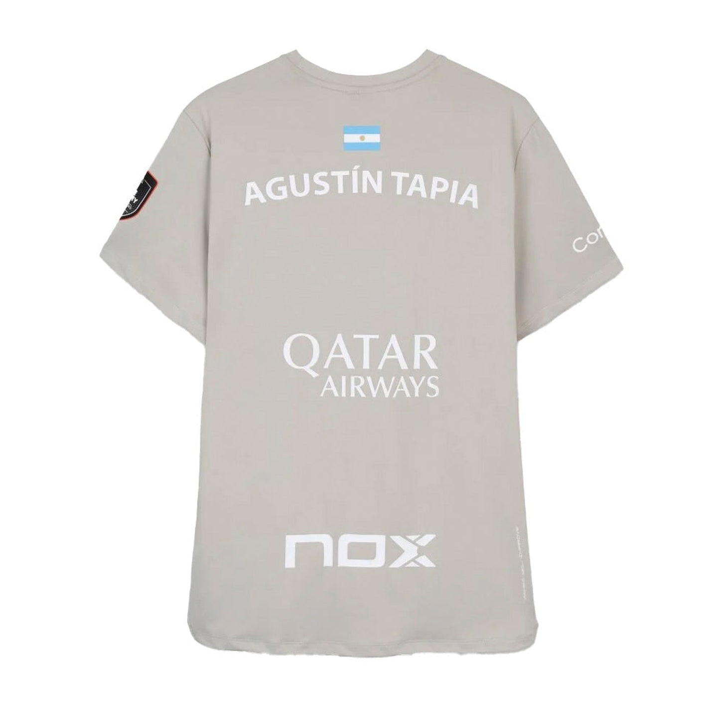 NOX Sponsors AT10 Agustin Tapia T-Shirt Men - Grey - Back