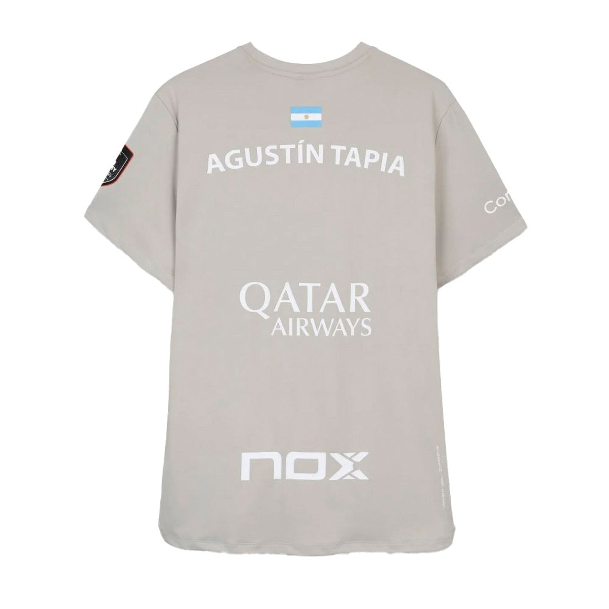 NOX Sponsors AT10 Agustin Tapia T-Shirt Men - Grey - Back