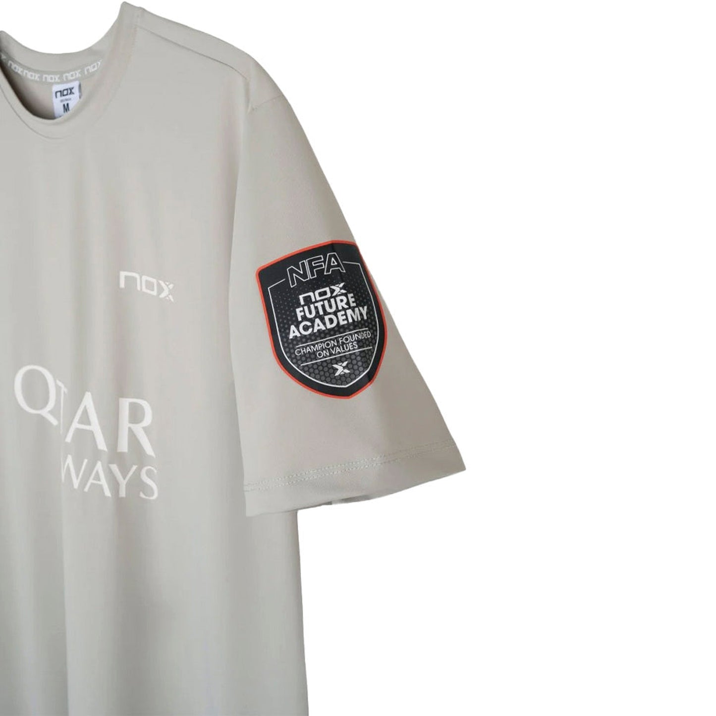 NOX Sponsors AT10 Agustin Tapia T-Shirt Men - Grey - Sleeve Detail