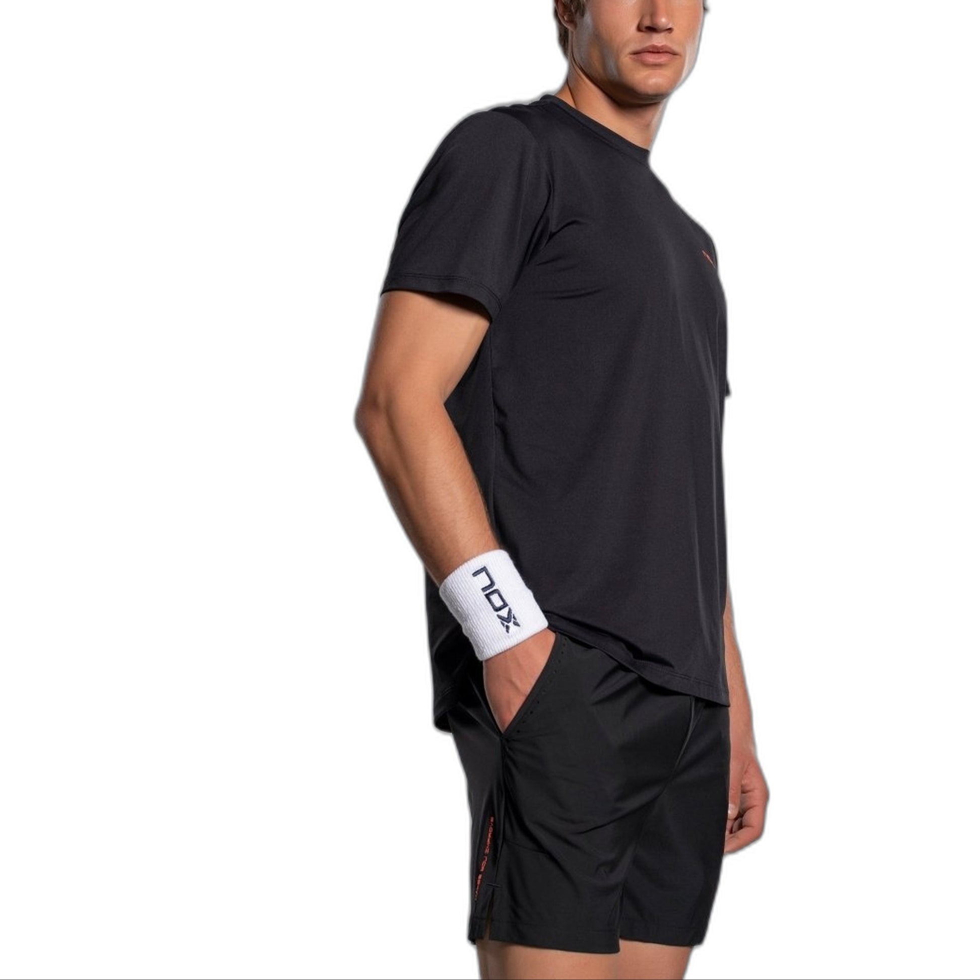 NOX Team Fit Shorts Men - Black - Model Side