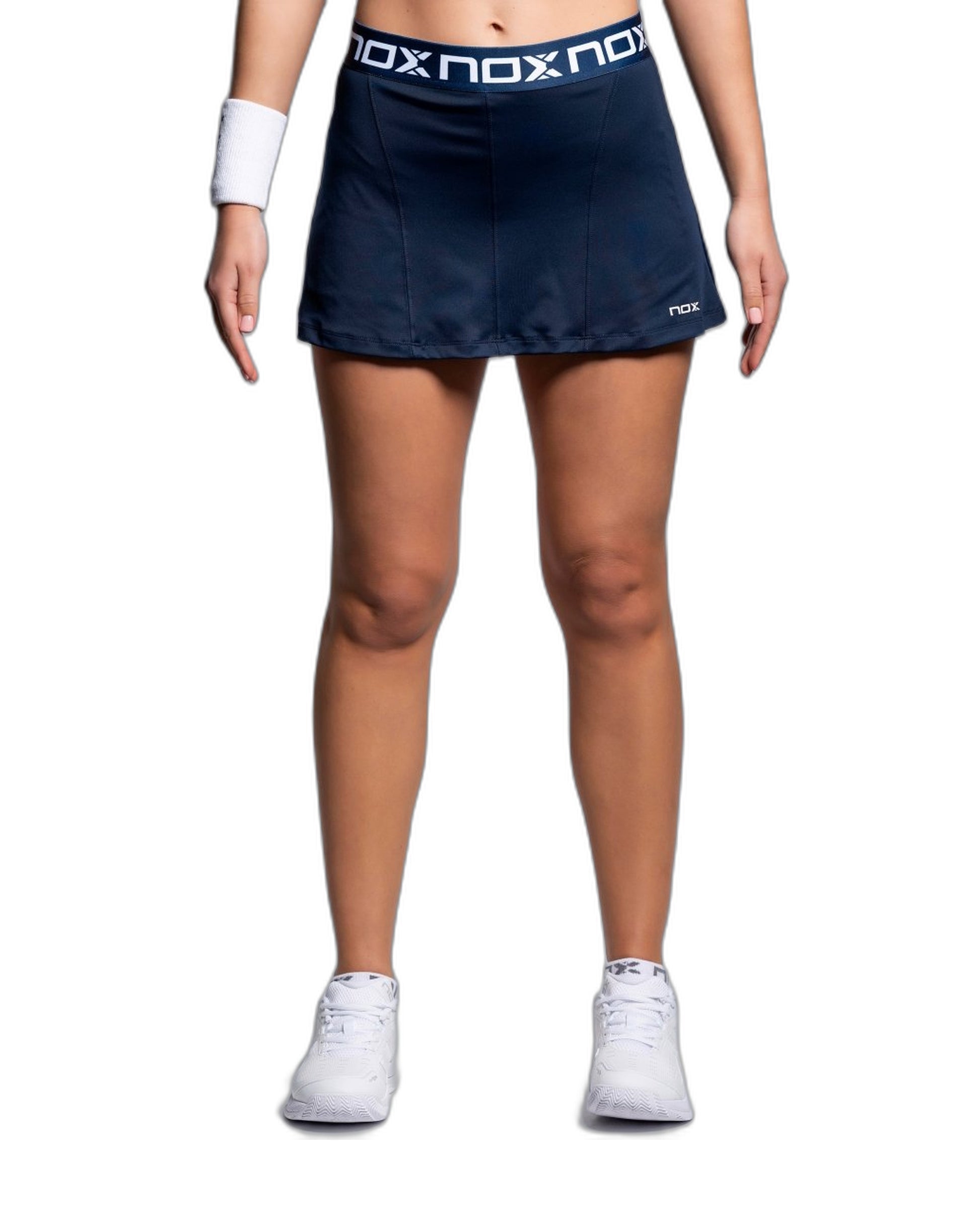 NOX Team Skirt Women Navy Blue 2026 - Model Front