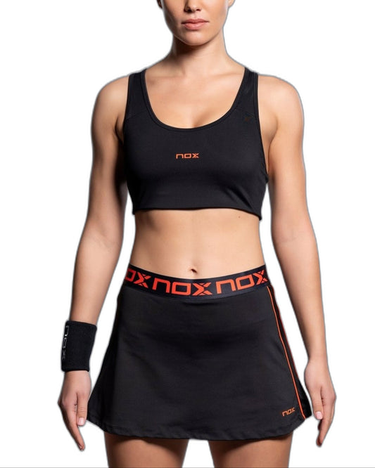 NOX Team Sports Bra Women - Black - Front Model