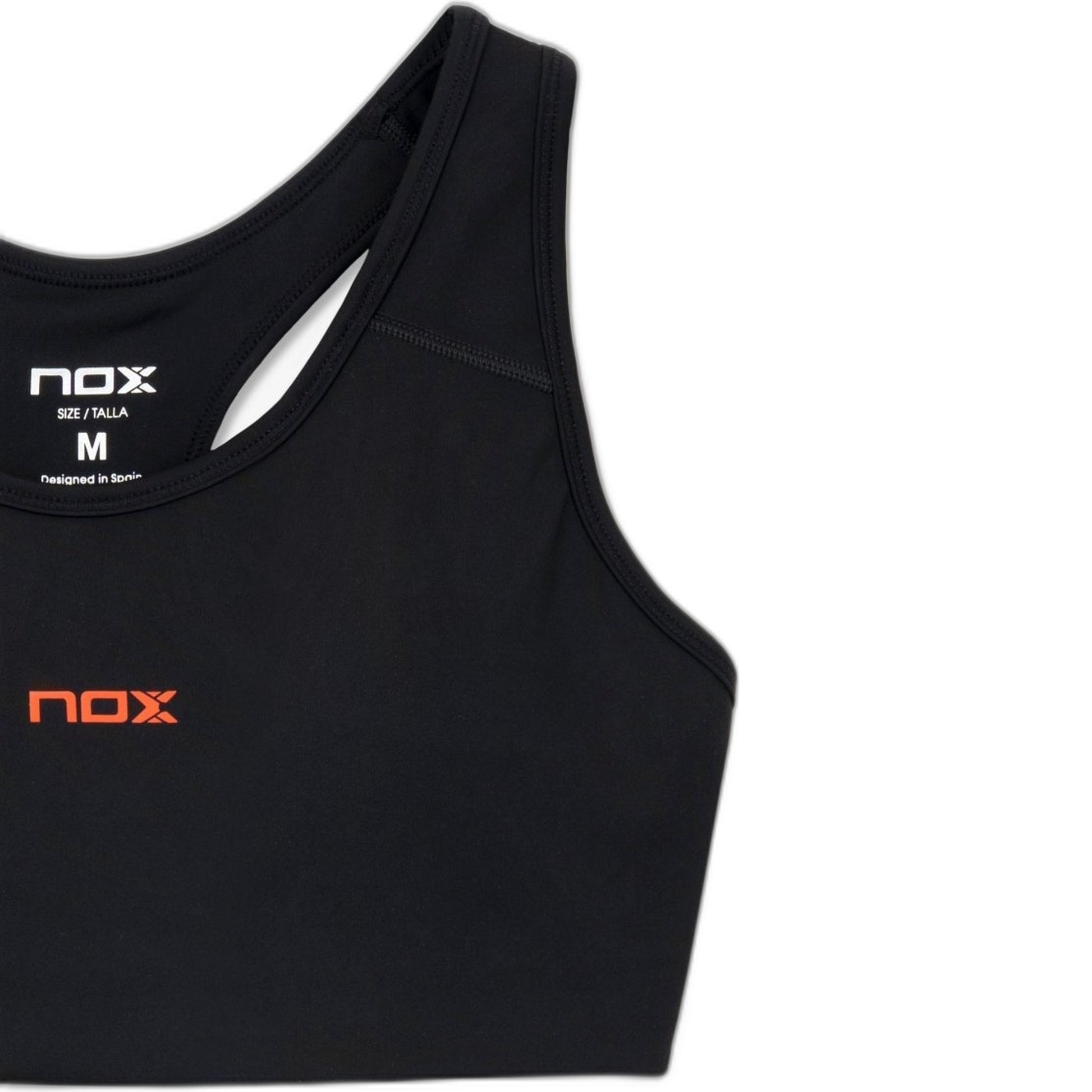 NOX Team Sports Bra Women - Black - Detail