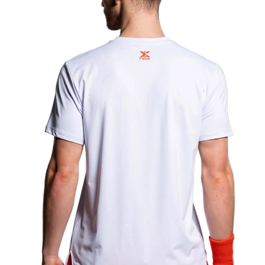NOX Team T-Shirt Men - White - Model Back