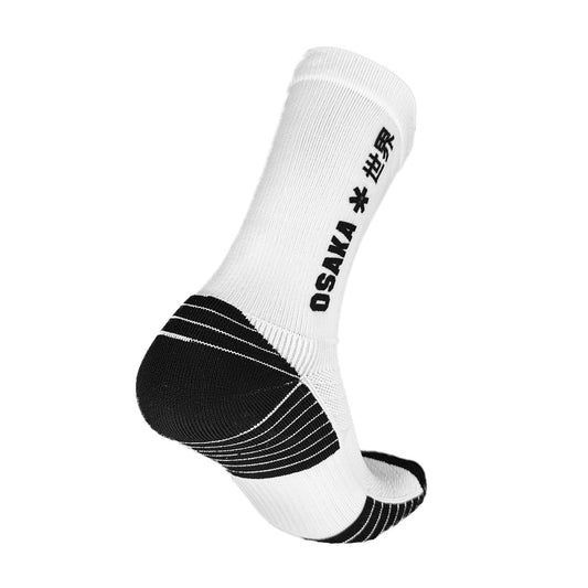 Osaka Sports Socks White - Side View