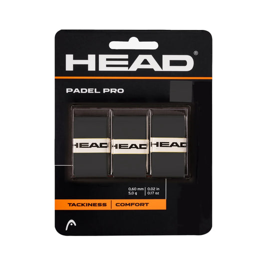 Head Padel Pro Overgrips- Black