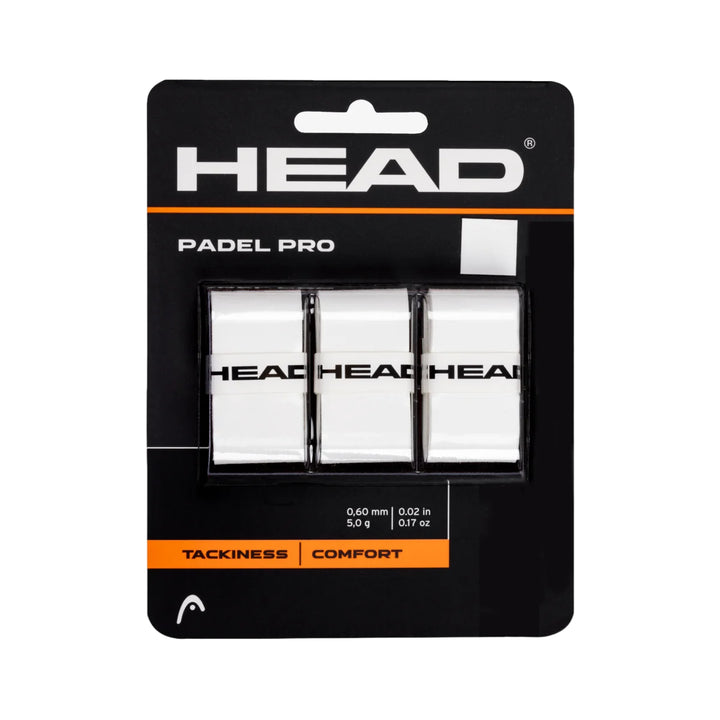 Head Padel Pro Overgrips — White