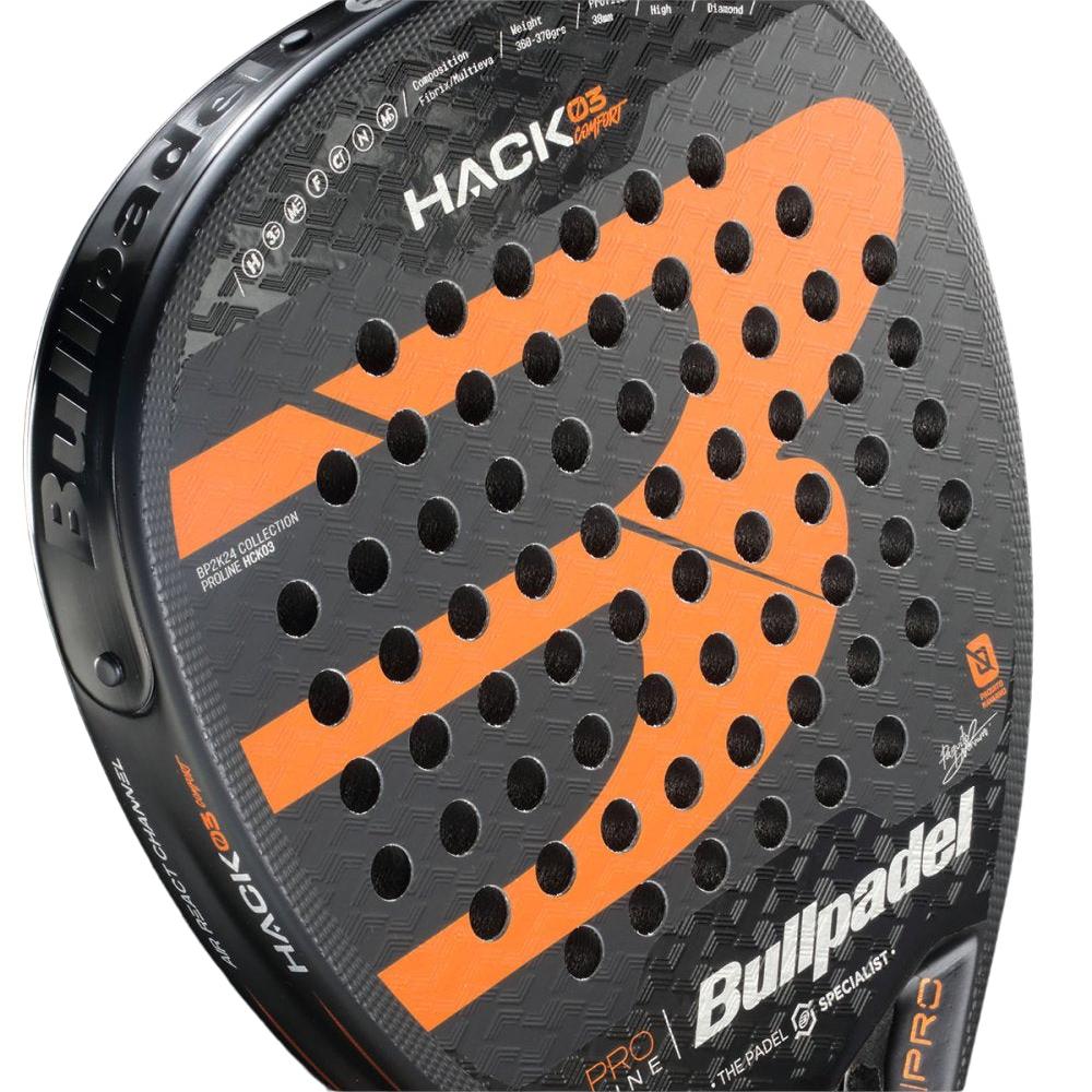 Bullpadel Hack 03 Comfort Padel Racket - Face