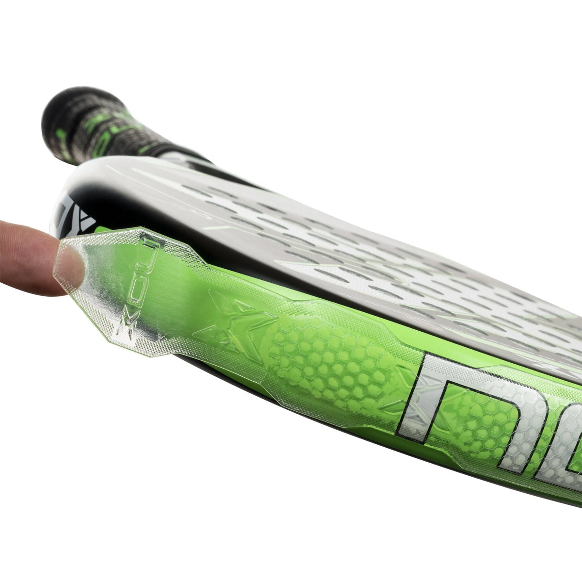 White Racket Frame Protector Nox Transparent Frame Protector | – PadelZone