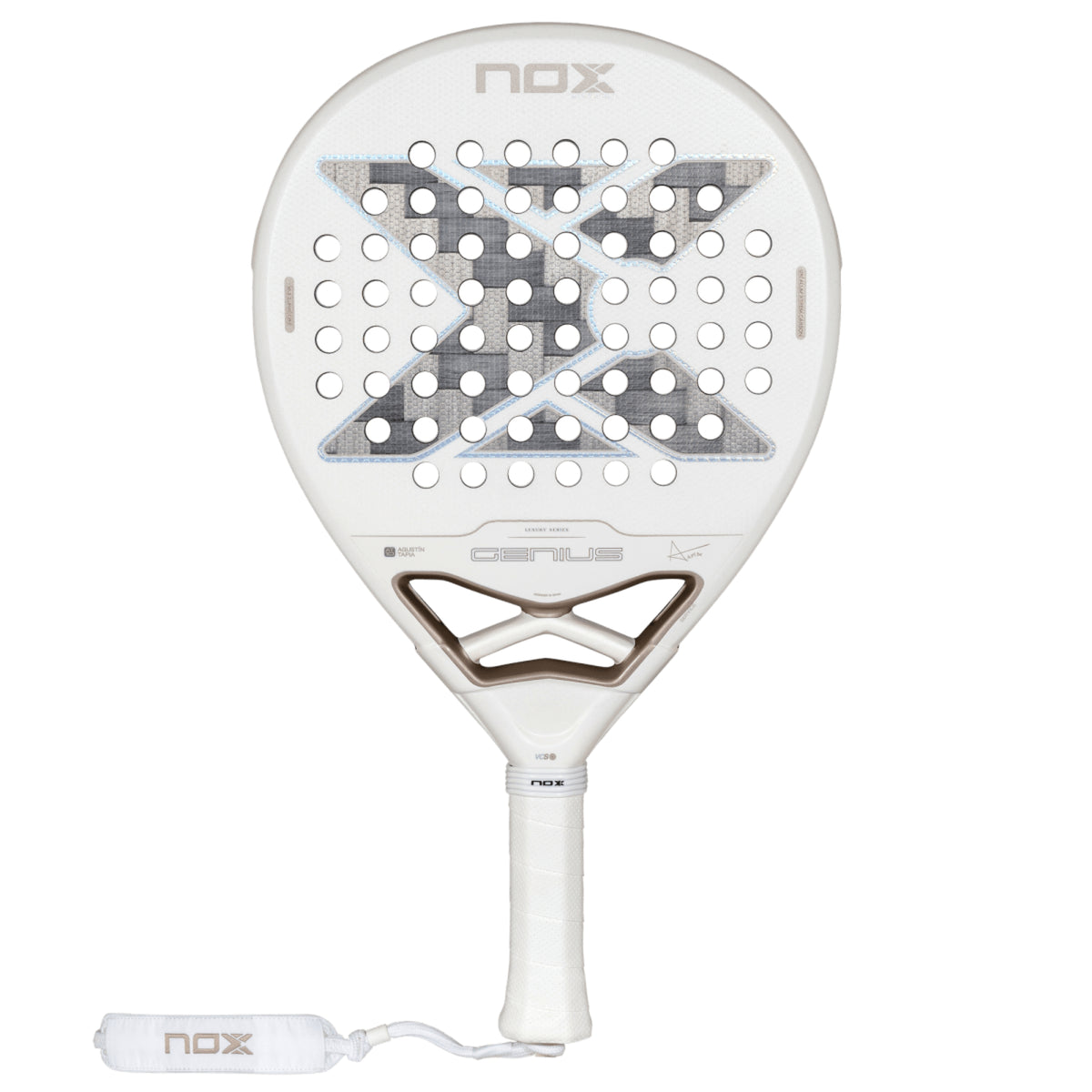 NOX Genius 12K Alum XTREM Lite 2027 Padel Racket, front face