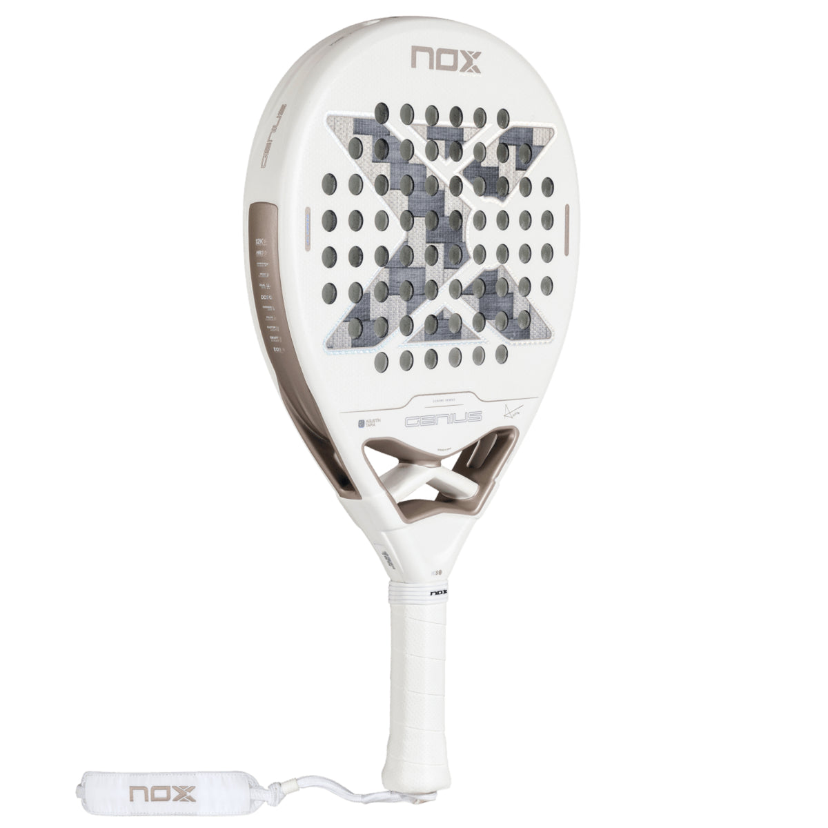 NOX Genius 12K Alum XTREM Lite 2027 Padel Racket, back face
