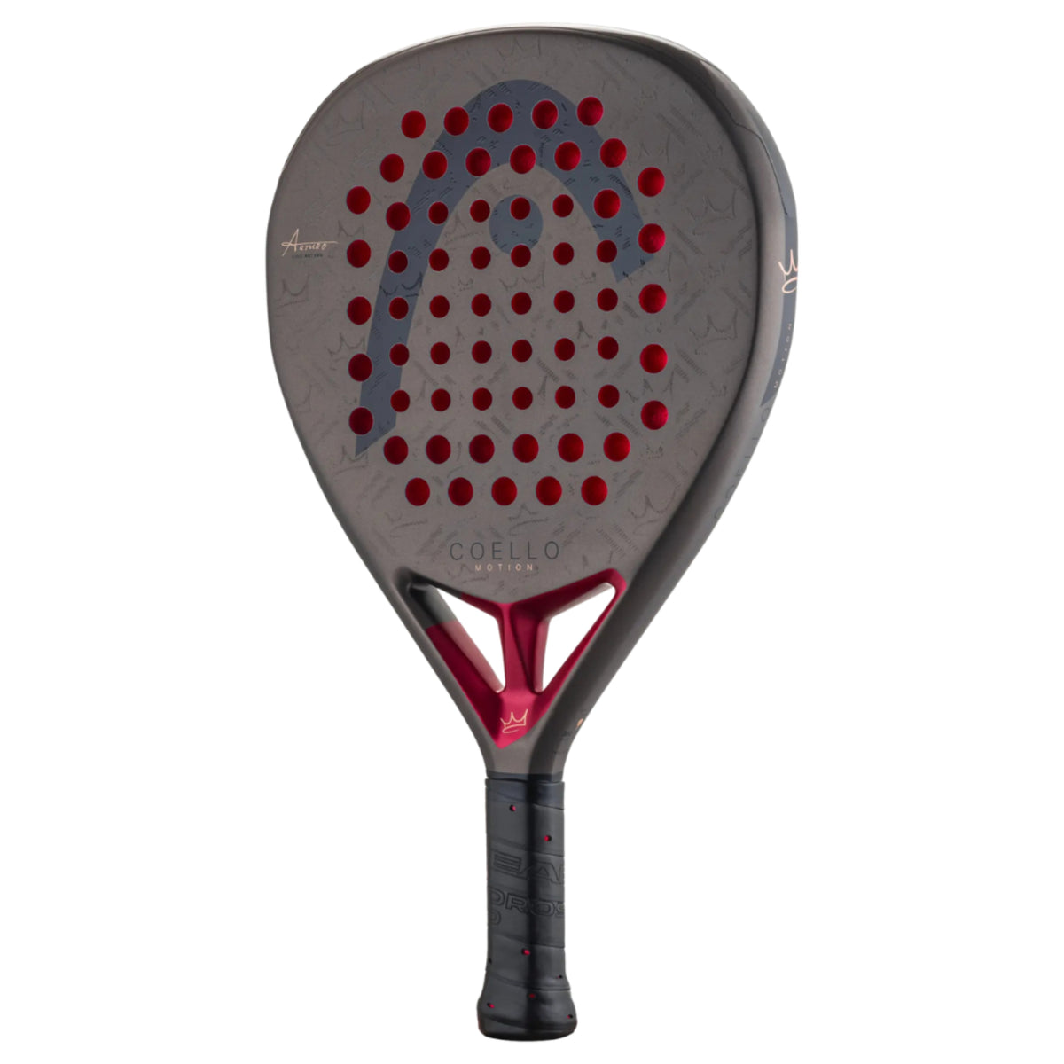 Head Coello Motion 2026 Padel Racket, three-quarter face