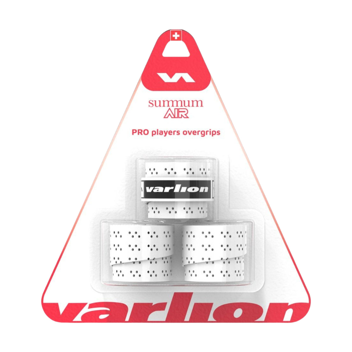 Varlion Summum Air Overgrip 3-Pack - white - complete front