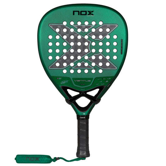 NOX Ventus Attack 12K XTREM 2027 Padel racket, front face with diamond shape