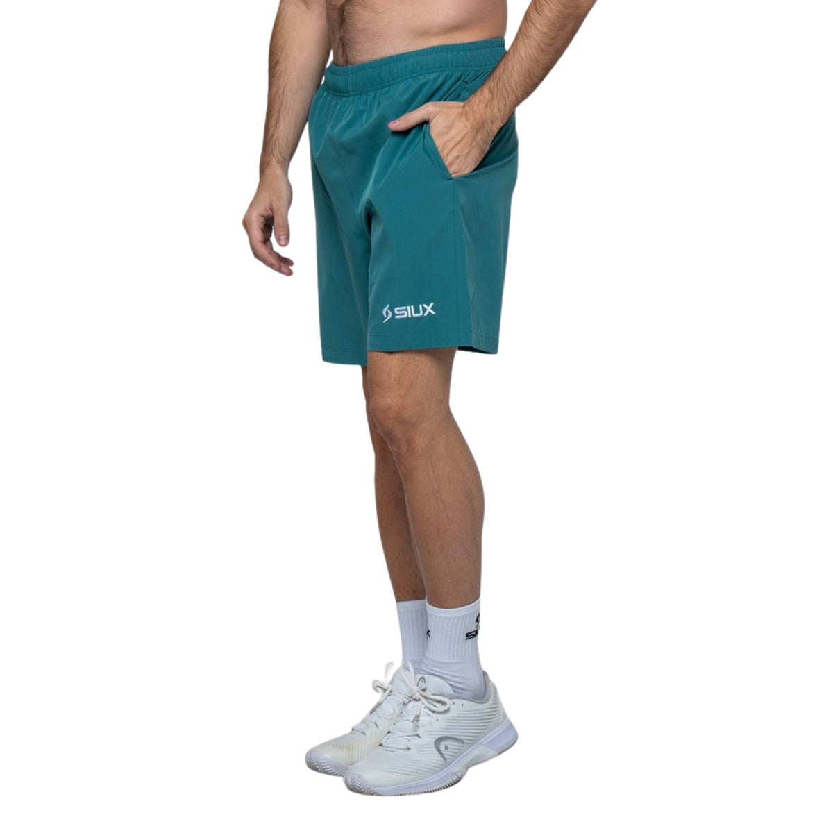 Siux Match 26 Shorts Men - Green - Side on model