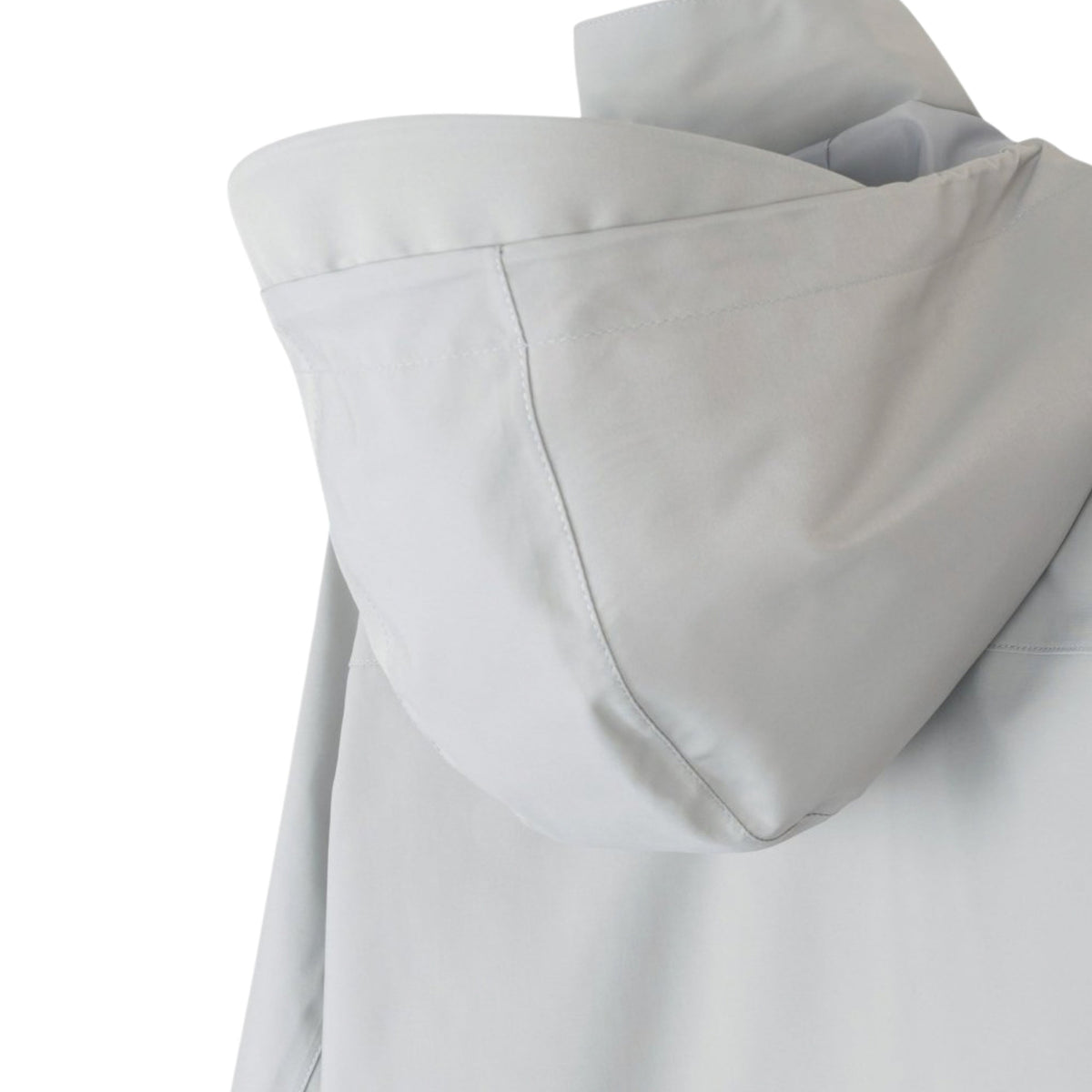 NOX Team Softshell Jacket Men - Light Grey - Rear hood detail