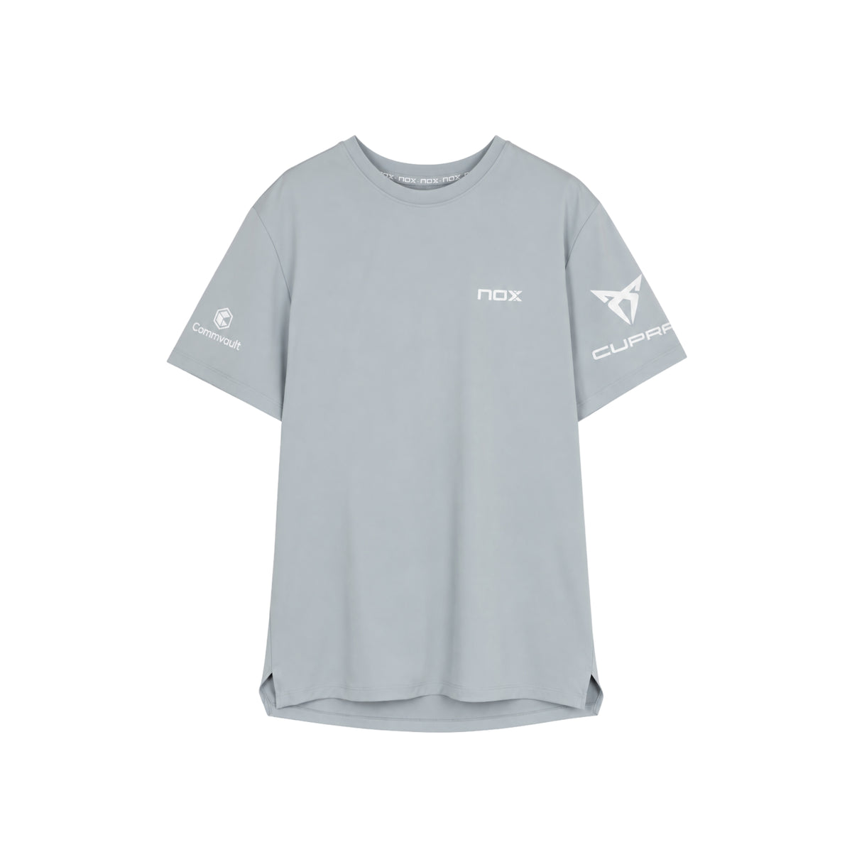 Nox AT10 Tapia Sponsors Shirt Light Grey 2027 - Front