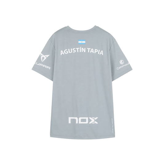 Nox AT10 Tapia Sponsors Shirt Light Grey 2027 - Back