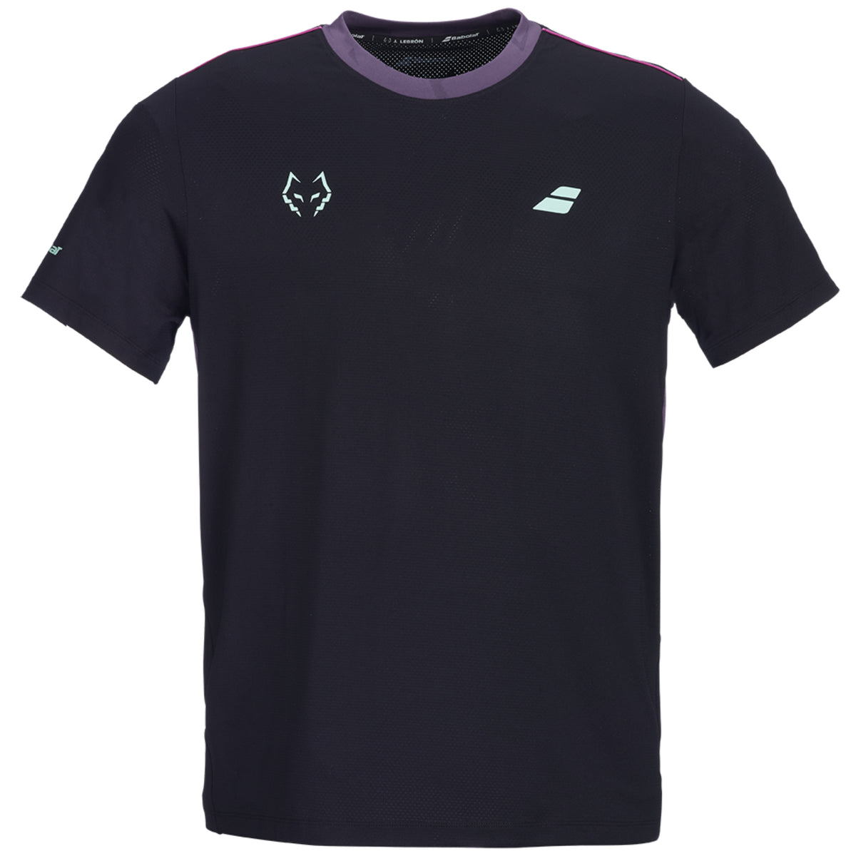 Babolat Lebron Crew Neck T-Shirt Men - Black - Front