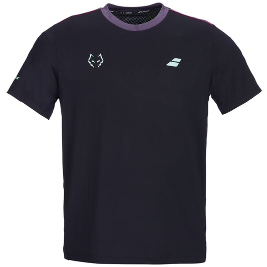 Babolat Lebron Crew Neck T-Shirt Men - Black - Front