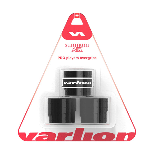 Varlion Summum Air Overgrip 3-Pack - black - complete front
