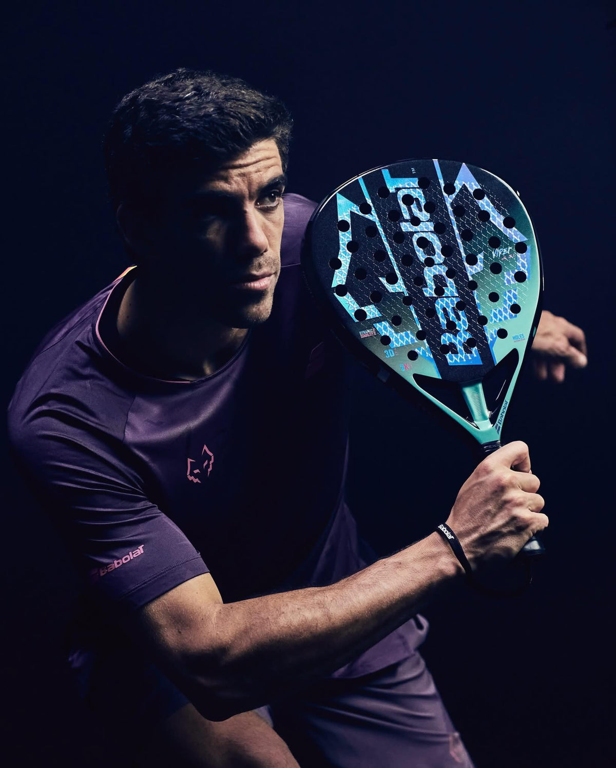 Illustrative LeBrón 2027 padel campaign photograph