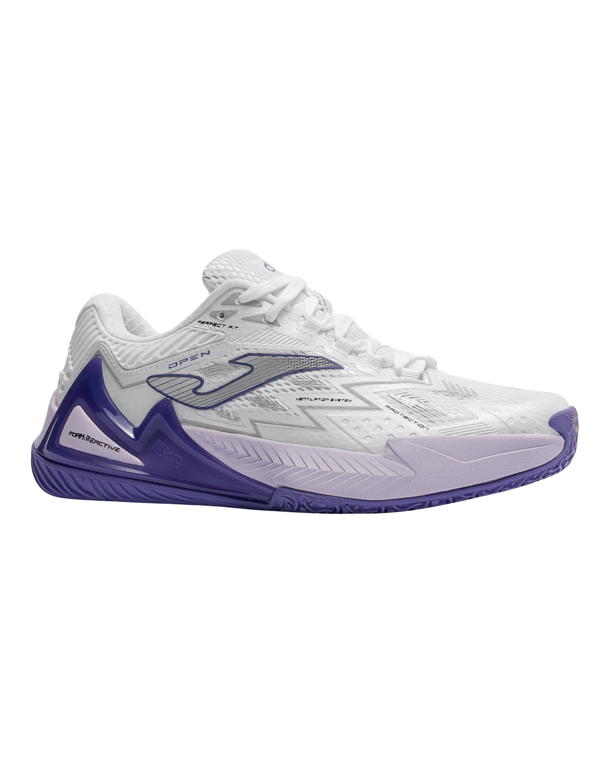 Joma Open Lady 2602 Padel Shoes Women - White - Lateral side