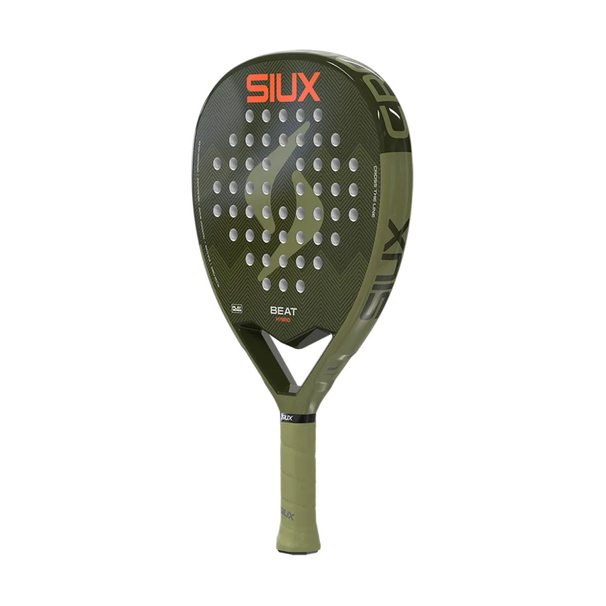 Siux Beat Hybrid 2026 Padel Racket, full right three-quarter view