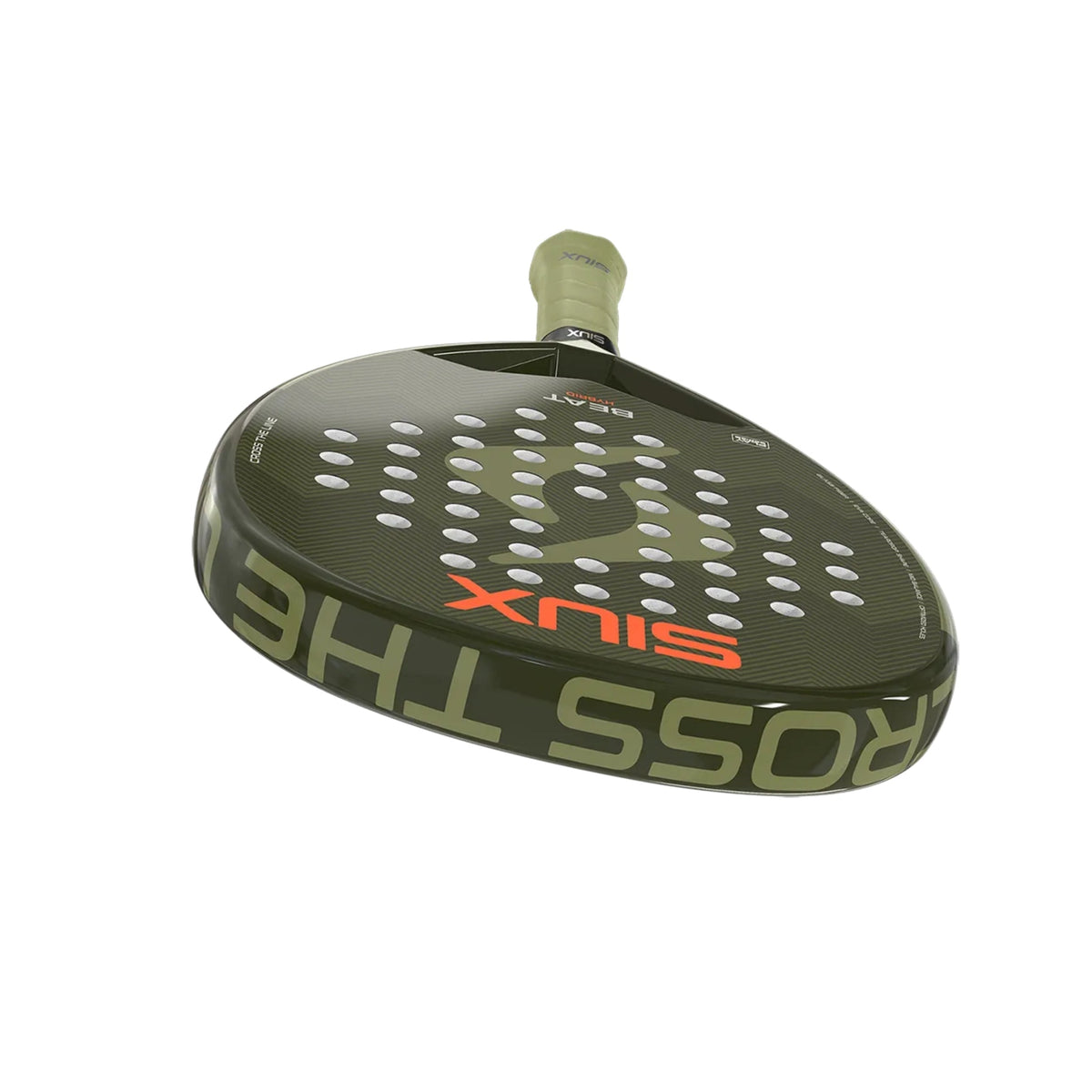 Siux Beat Hybrid 2026 Padel Racket, full view from the top crown