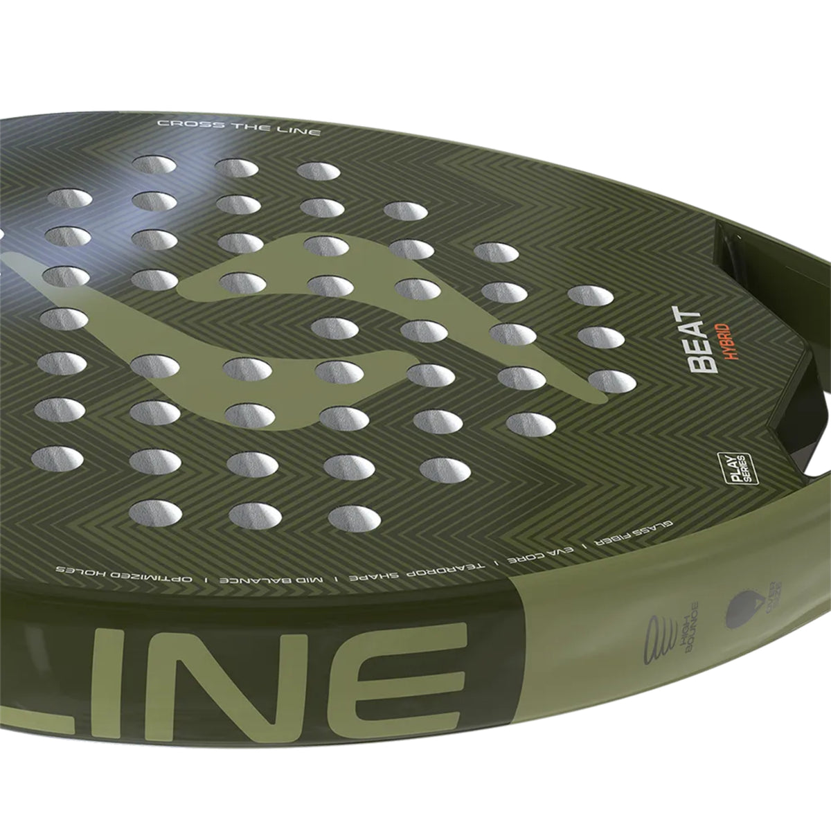Siux Beat Hybrid 2026 Padel Racket, frame edge detail