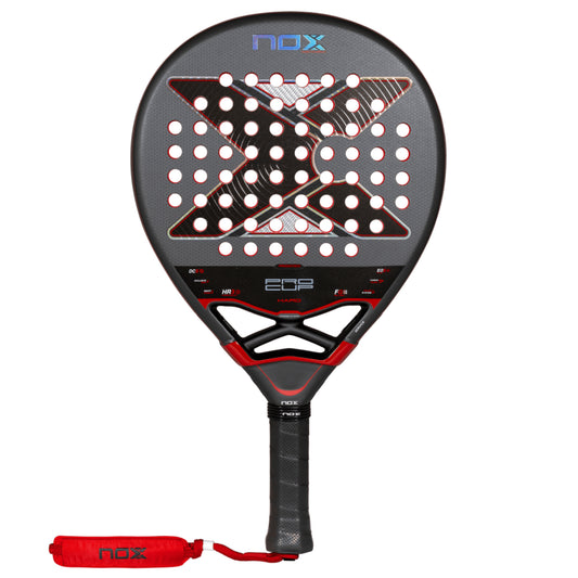 NOX Pro Cup HARD by Agustín Tapia 2027 Padel Racket — Front Face