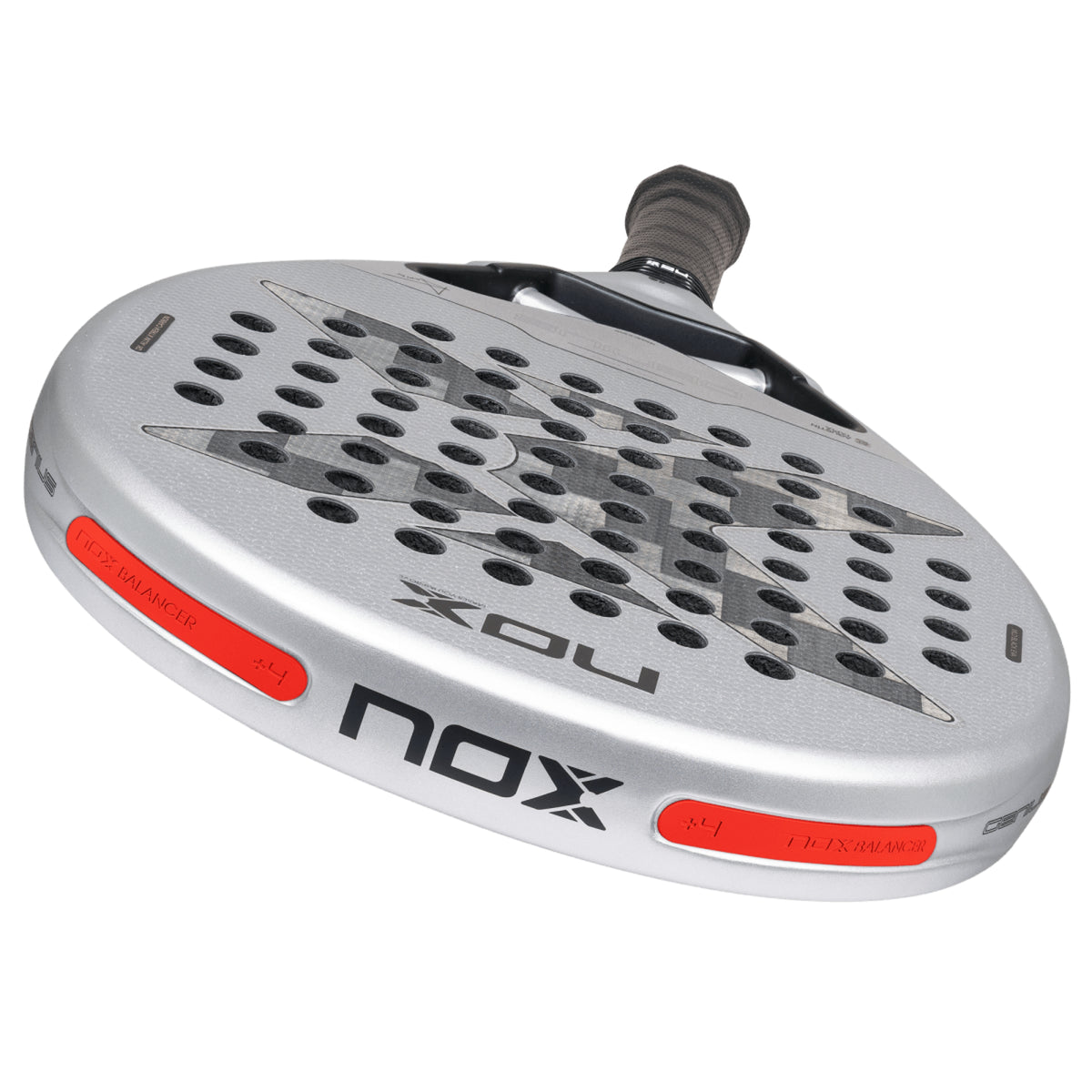 NOX Genius 12K Alum XTREM by Agustín Tapia 2027 Padel Racket — Top Frame Detail