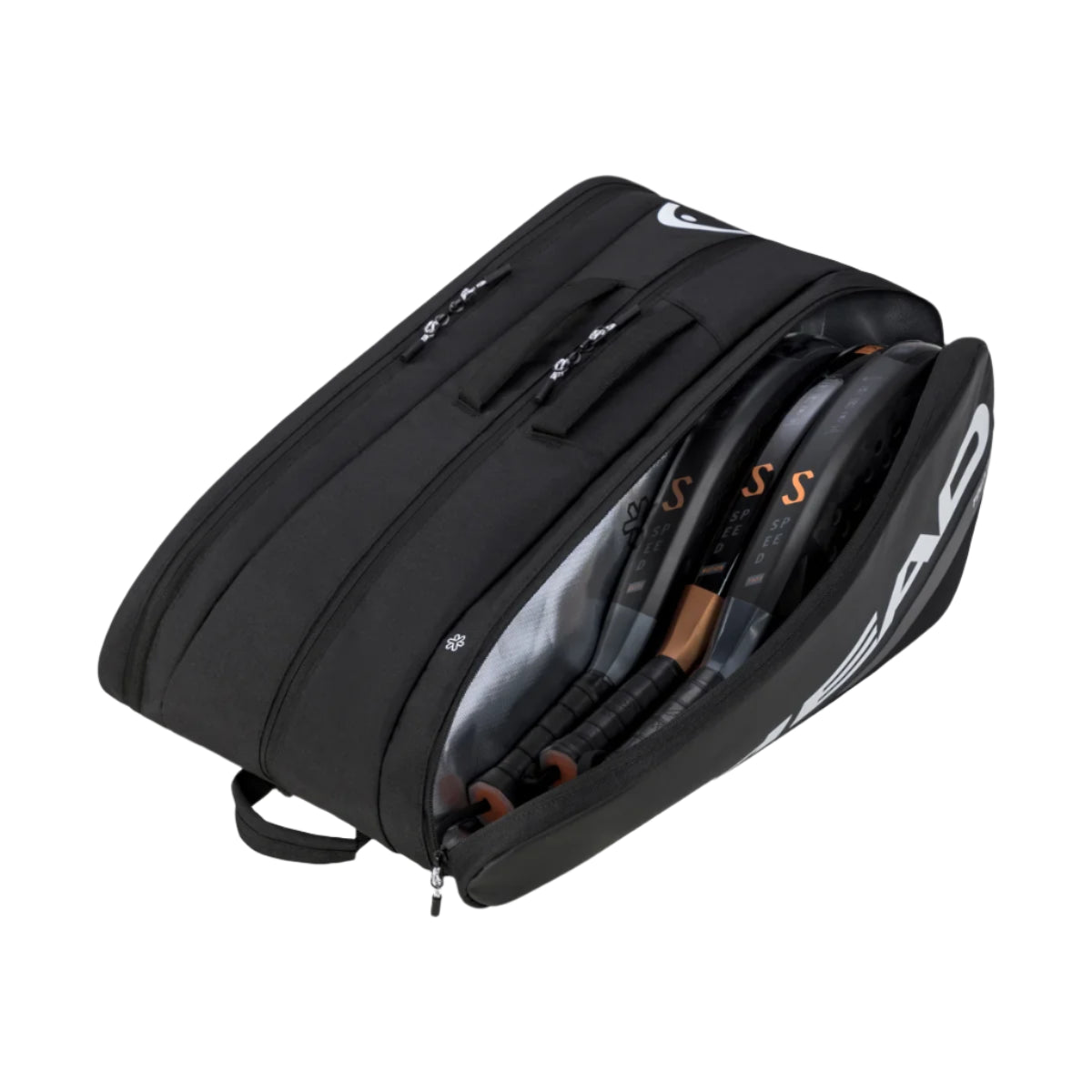 Head Tour Padel Bag - Black/White - Rackets