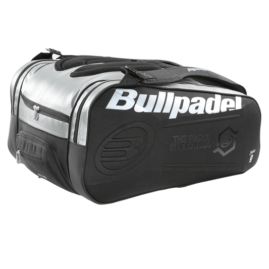 Bullpadel Hack Proline Racket Bag - SilverBlack-Cover