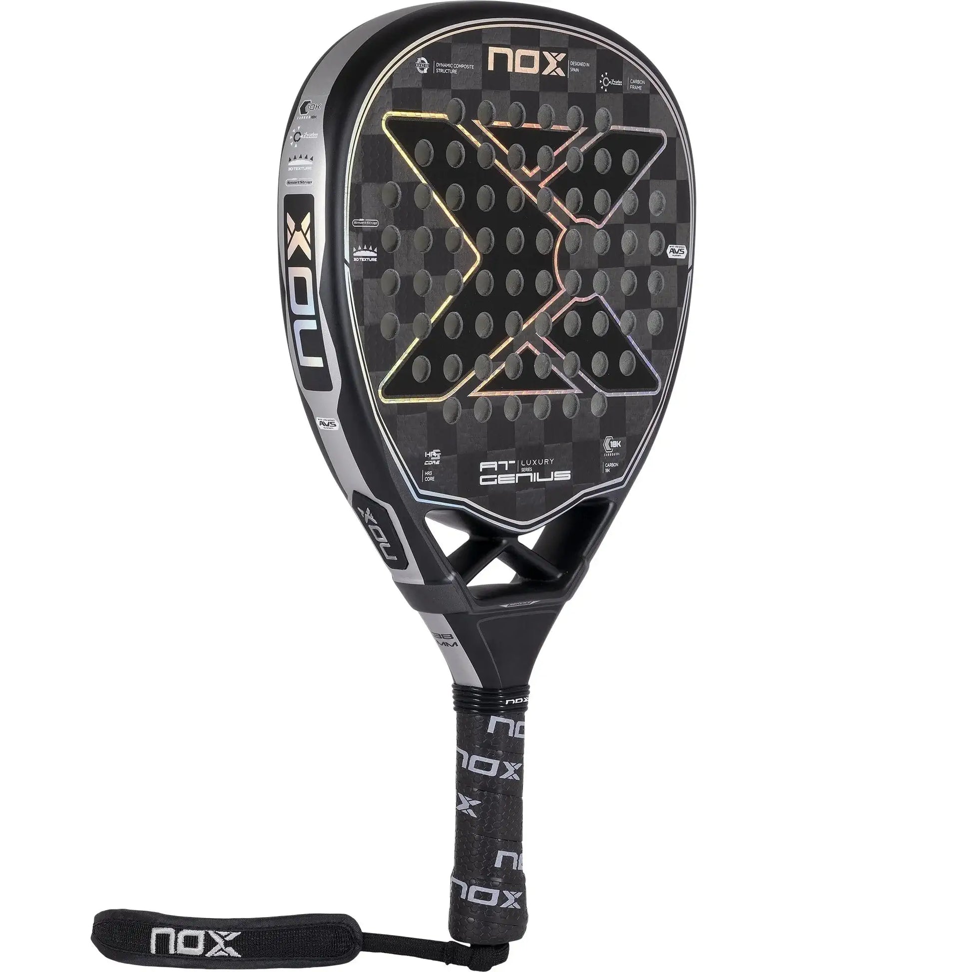 Nox AT10 Genius Attack 18K Padel Racket Luxury Series PadelZone nox-at10-genius-attack-18k-padel-racket-luxury-series-padelzone