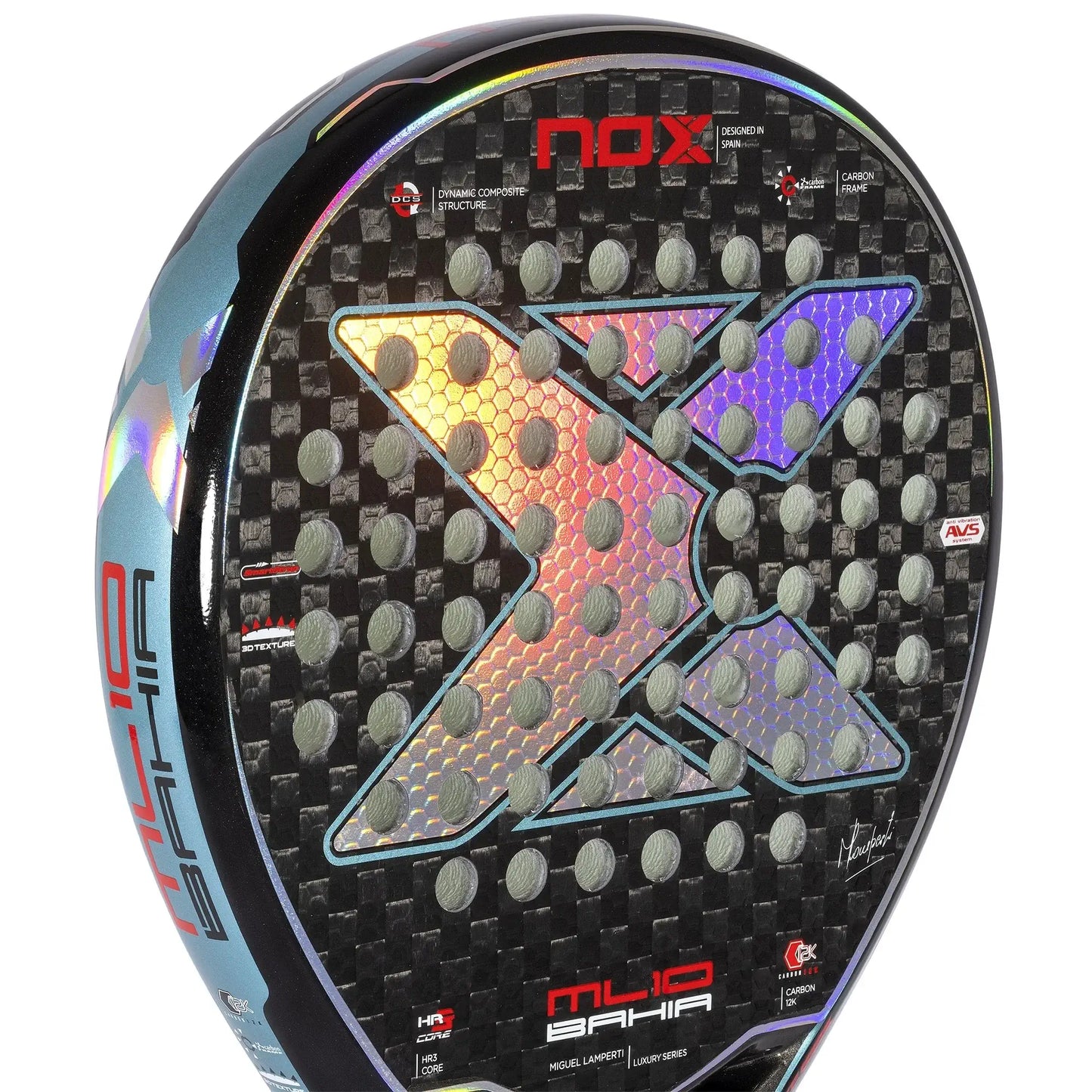 Nox ML10 Bahia 2023 Padel Racket - Luxury Series-Face