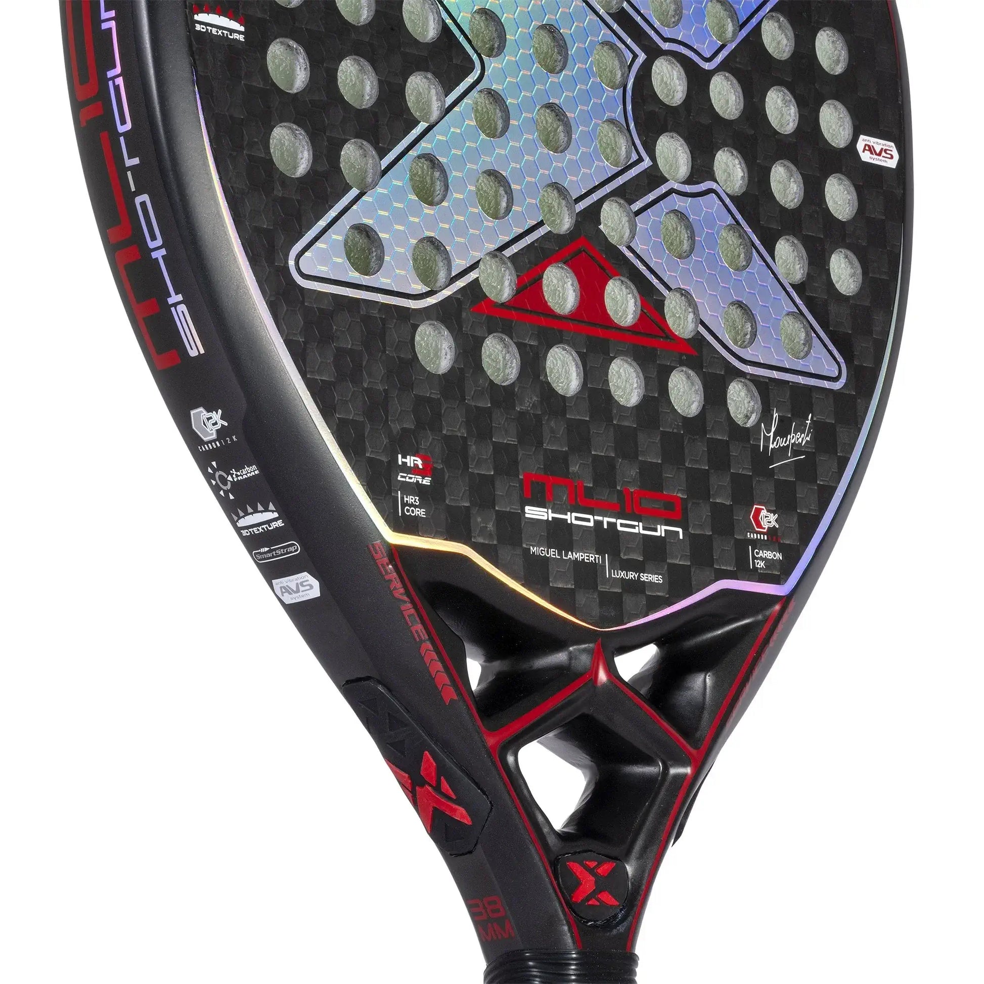 Nox Raquete de padel ML10 Shotgun 18K Luxury Series 2024 Prateado Nox Raquete de padel ML10 Shotgun 18K Luxury Series 2024 Prateado