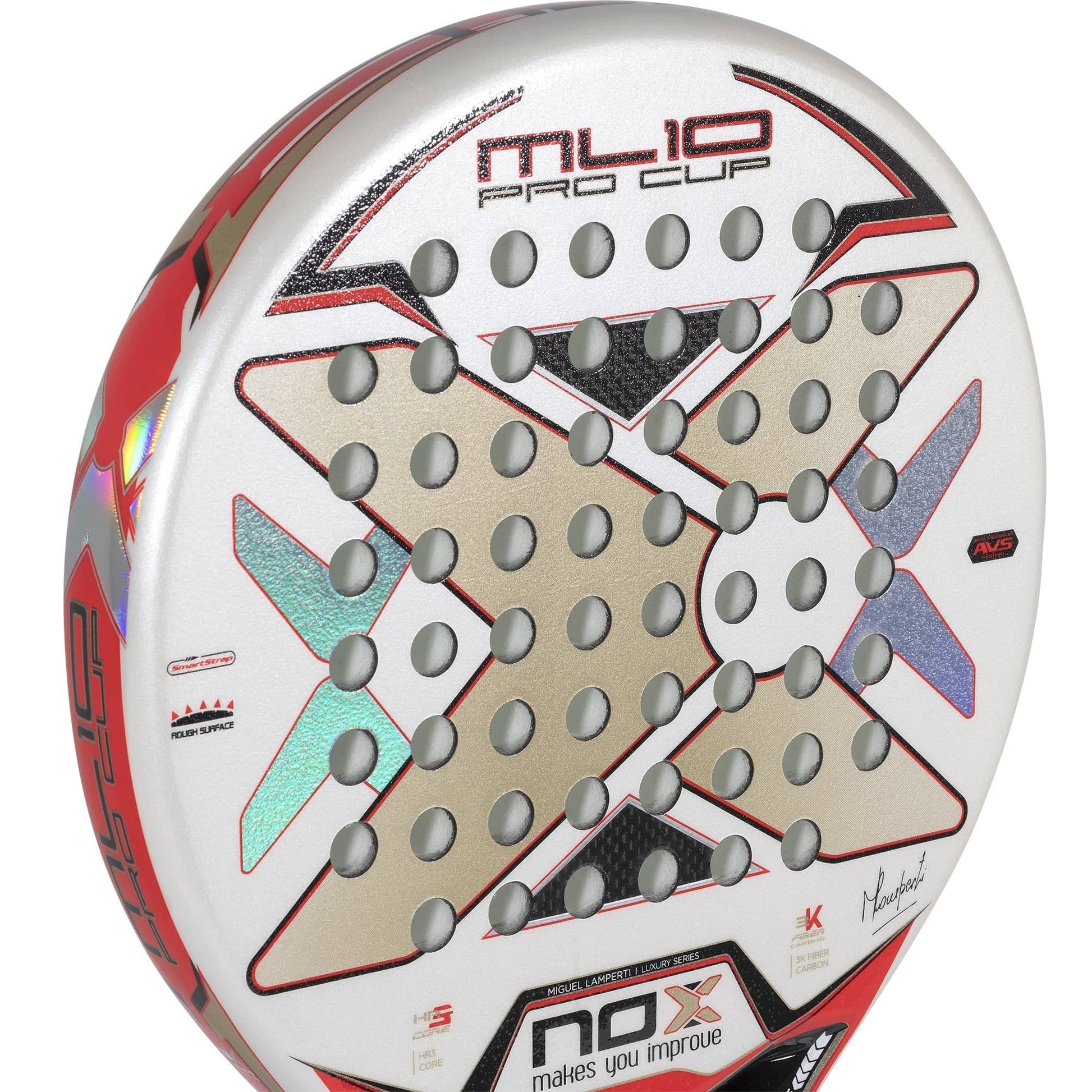 Nox ML10 Pro Cup Padel Racket 2023 - Luxury Series-Face