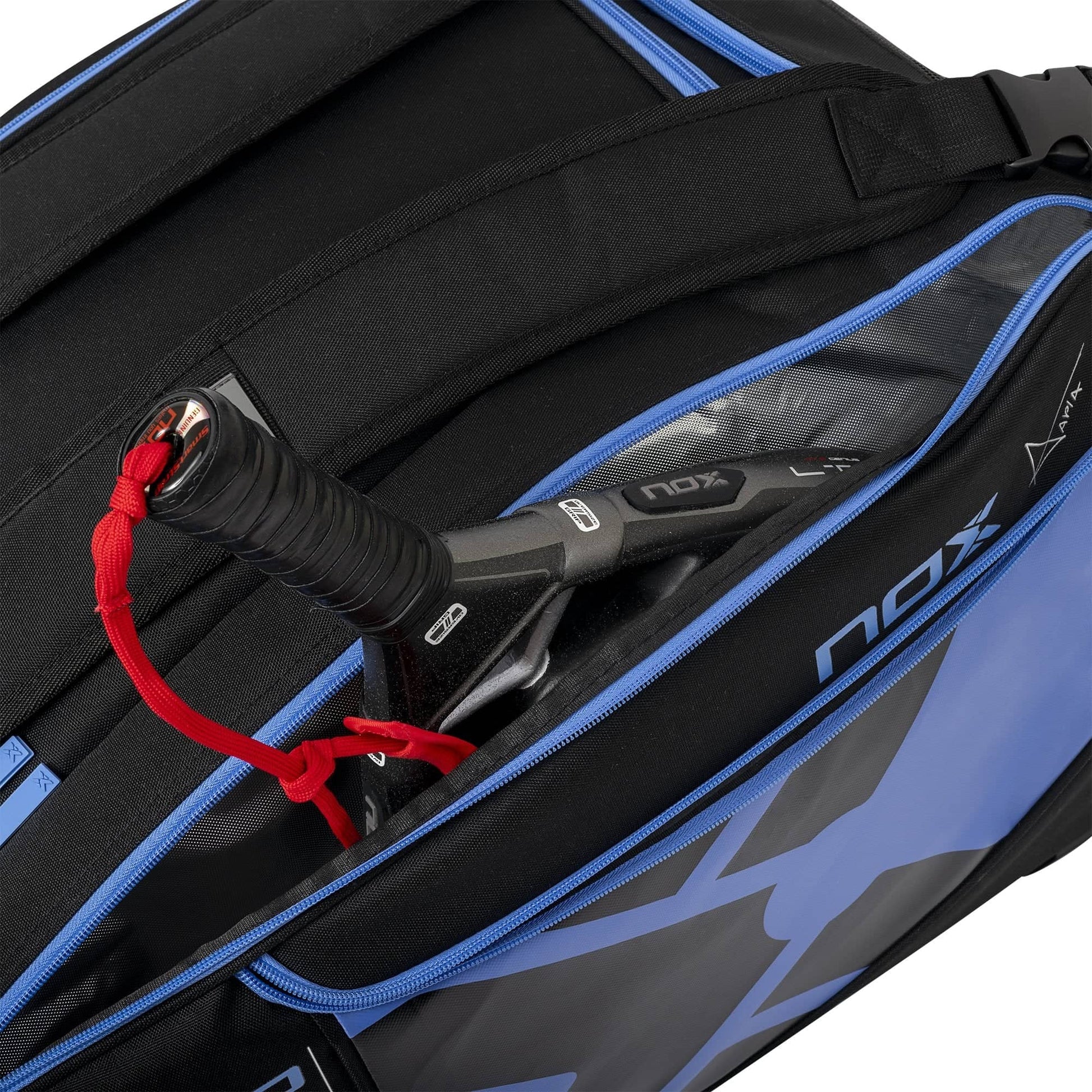 Nox AT10 Competition Trolley Padel Bag-Racket compartment