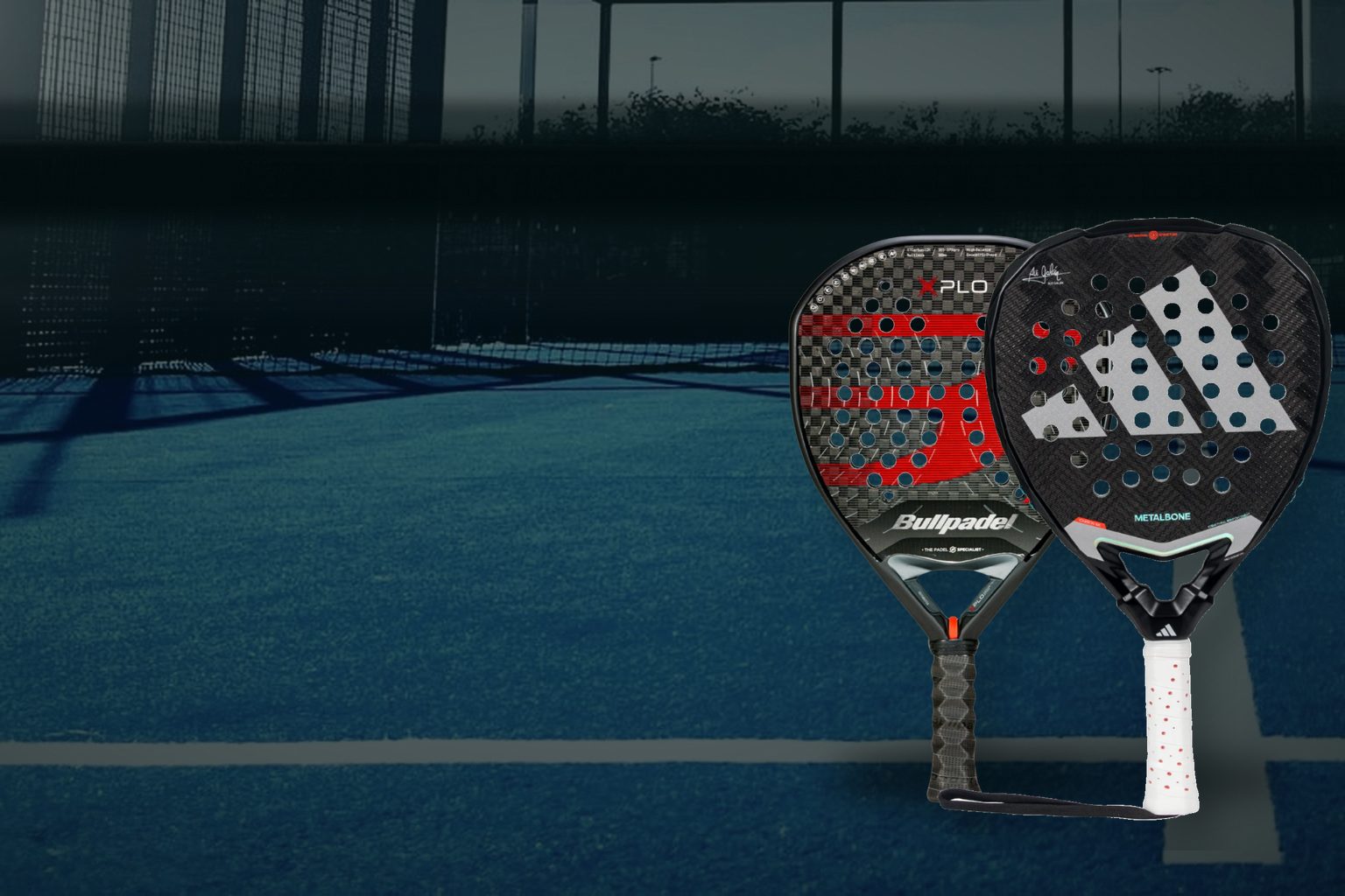 Winter racket sale — Metalbone 3.4 and XPLO on a frosted court